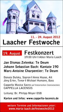 Flyer Festkonzert 2012